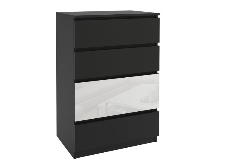 Komoda 60 Belini čierny Výrobca SI KOM1/1/B/B/W/0