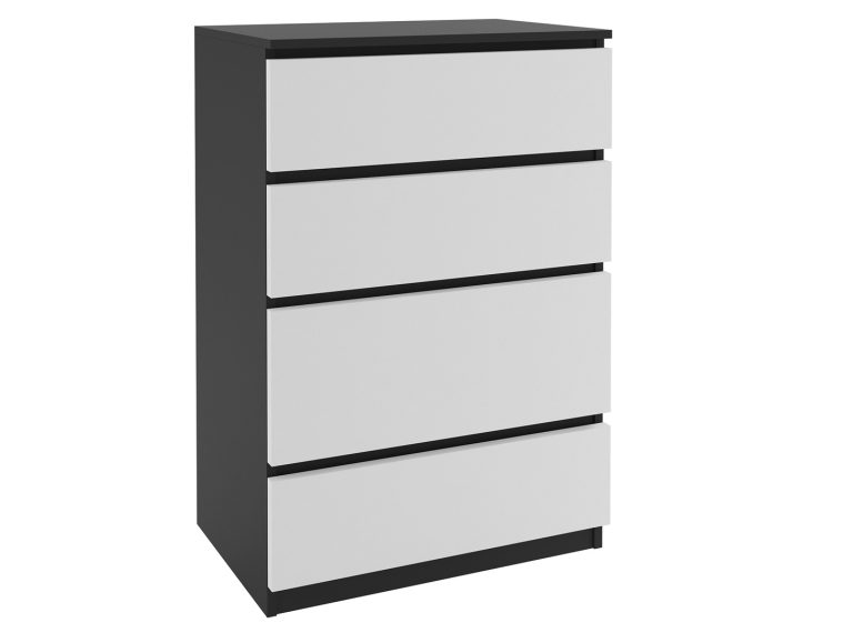 Komoda 62 Belini čierny / biely Výrobca SI KOM1/1/B/W/0/0