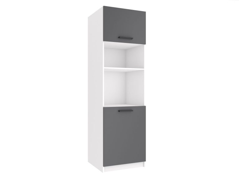 Vysoká kuchynská skrinka Belini pre vstavanú rúru 60 cm šedý mat  Výrobca TOR SSP60/1/WT/SR/0/B1
