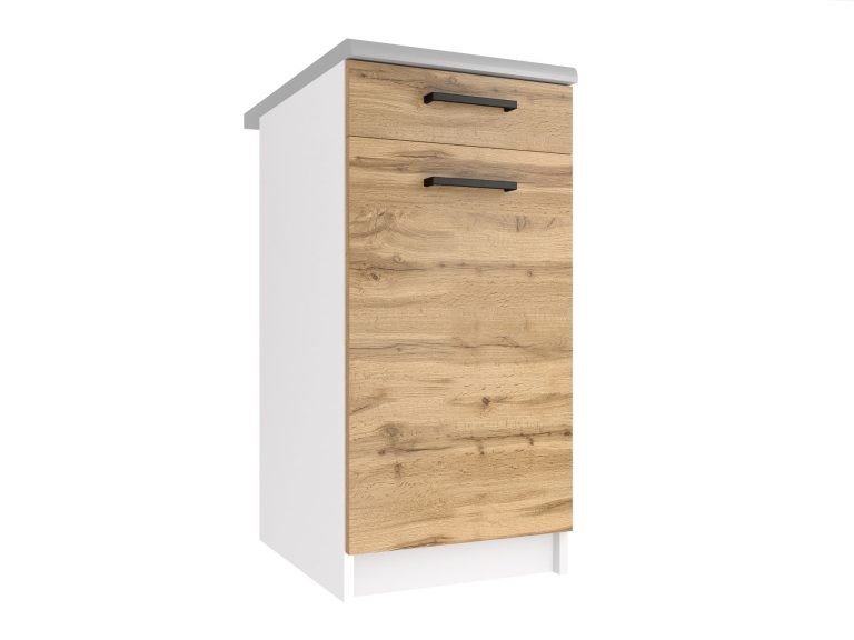 Kuchynská skrinka Belini spodná so zásuvkami 40 cm dub wotan s pracovnou doskou Výrobca TOR SDSZ1-40/1/WT/DW/0/B1
