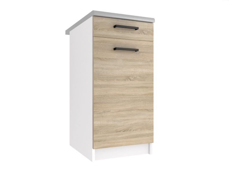 Kuchynská skrinka Belini spodná so zásuvkami 40 cm dub sonoma s pracovnou doskou Výrobca TOR SDSZ1-40/1/WT/DS/0/B1
