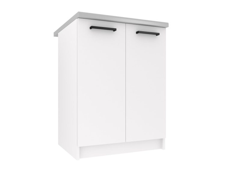 Kuchynská skrinka Belini spodná 60 cm biely mat  s pracovnou doskou Výrobca TOR SD2-60/0/WT/WT/0/B1

