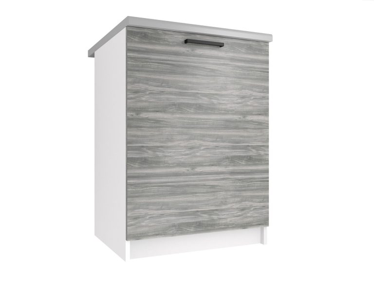 Kuchynská skrinka Belini spodná 60 cm šedý antracit Glamour Wood s pracovnou doskou Výrobca TOR SD60/0/WT/GW/0/B1/
