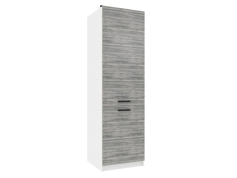 Vysoká kuchynská skrinka Belini pre vstavanú chladničku 60 cm šedý antracit Glamour Wood Výrobca TOR SSL60/0/WT/GW/0/B1
