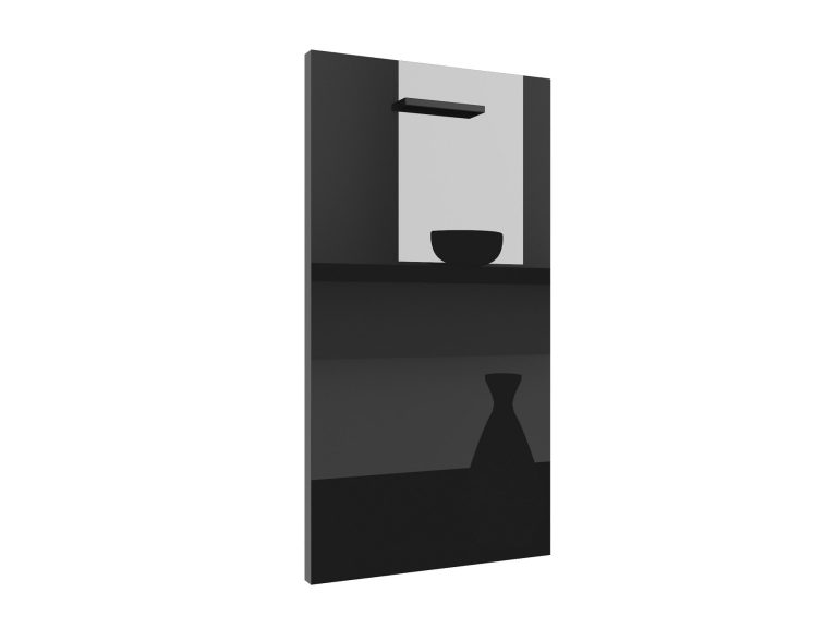 Panel na umývačku Belini zakrytý 45 cm čierny lesk Výrobca INF PZ45/1/WT/B/0/B1
