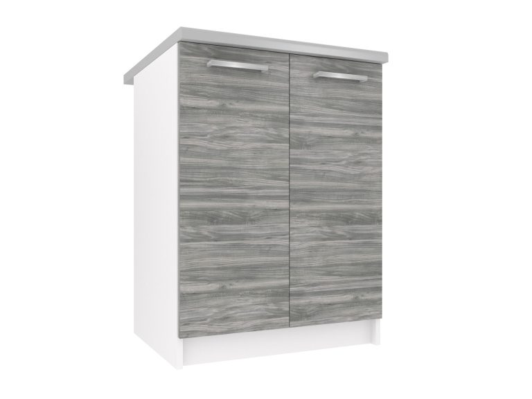 Kuchynská skrinka Belini spodná 60 cm šedý antracit Glamour Wood s pracovnou doskou Výrobca TOR SD2-60/0/WT/GW/0/E
