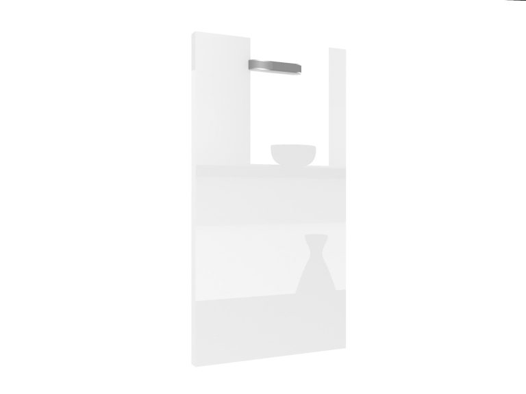 Panel na umývačku Belini zakrytý 45 cm biely lesk Výrobca INF PZ45/1/WT/W/0/F
