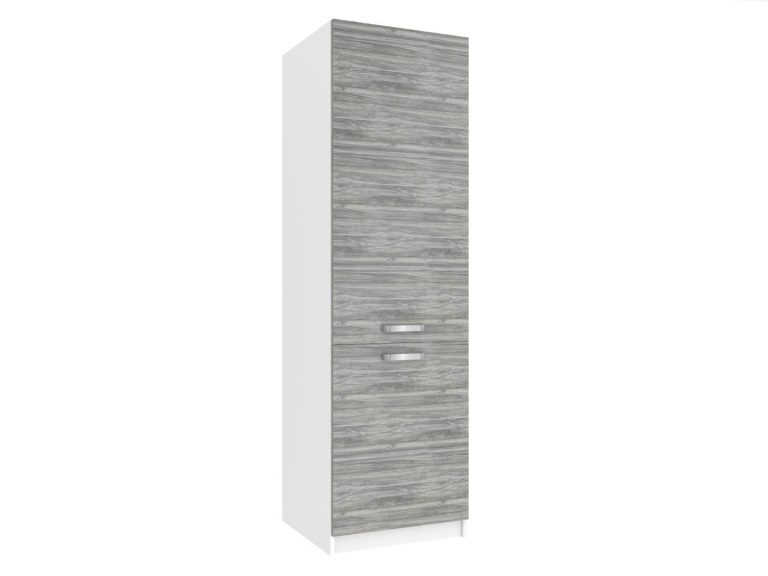 Vysoká kuchynská skrinka Belini pre vstavanú chladničku 60 cm šedý antracit Glamour Wood Výrobca TOR SSL60/1/WT/GW/0/U
 