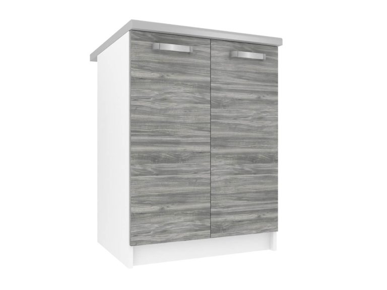 Kuchynská skrinka Belini spodná 60 cm šedý antracit Glamour Wood s pracovnou doskou Výrobca  TOR SD2-60/0/WT/GW/0/U
