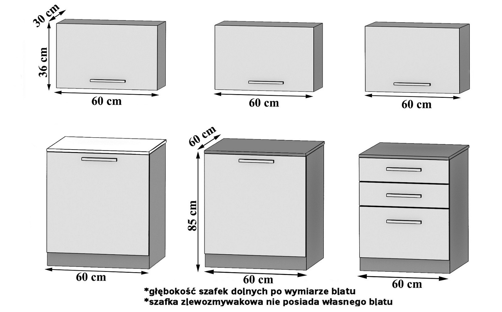 Kuchynská linka Belini 180 cm biely mat s pracovnou doskou Laurentino2 Výrobca TOR LAURENTINO2/3/WT/WT/0/B1