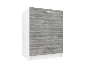 Kuchynská skrinka Belini drezová 60 cm šedý antracit Glamour Wood bez pracovnej dosky Výrobca TOR SDZ60/0/WT/GW/0/U
