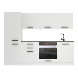  Kuchynská linka Belini Premium Full Version 240 cm biely mat  s pracovnou doskou SANDY Výrobca