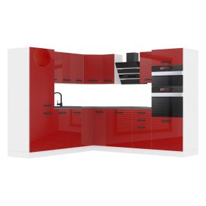 Kuchynská linka Belini Premium Full Version 480 cm červený lesk s pracovnou doskou STACY Výrobca