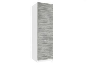 Vysoká kuchynská skrinka Belini pre vstavanú chladničku 60 cm šedý antracit Glamour Wood Výrobca TOR SSL60/0/WT/GW/0/E
