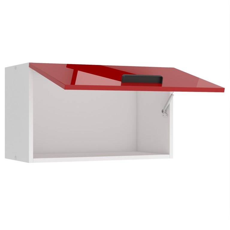 Kuchynská skrinka Belini Premium Full Version nad digestor 60 cm červený lesk Wood Výrobca