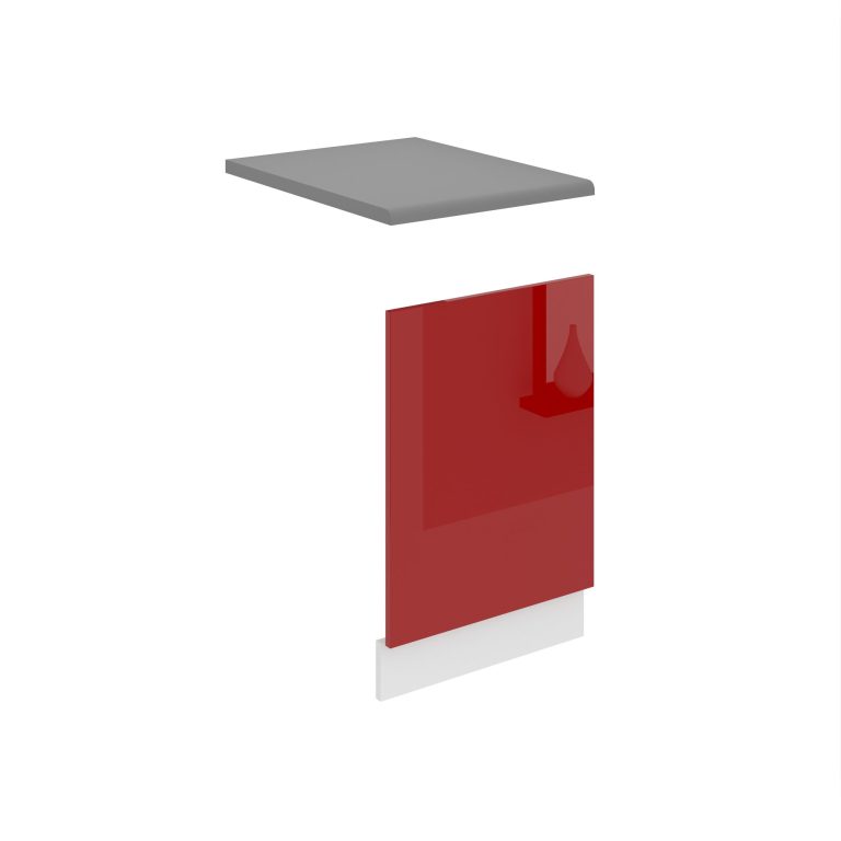 Panel na umývačku  Belini Premium Full Version odkrytý 45 cm červený lesk s pracovnou doskou Výrobca
