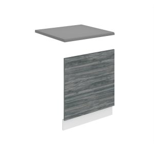 Panel na umývačku Belini Premium Full Version odkrytý 60 cm šedý antracit Glamour Wood s pracovnou doskou Výrobca