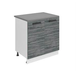 Kuchynská skrinka Belini Premium Full Version spodná 80 cm šedý antracit Glamour Wood s pracovnou doskou Výrobca