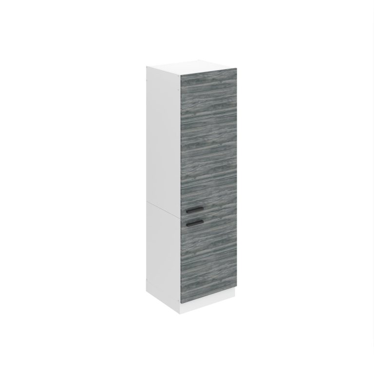 Vysoká kuchynská skrinka Belini Premium Full Version pre vstavanú chladničku 60 cm šedý antracit Glamour Wood Výrobca
