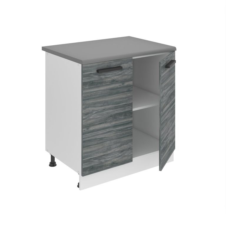 Kuchynská skrinka Belini Premium Full Version spodná 80 cm šedý antracit Glamour Wood bez pracovnej dosky Výrobca