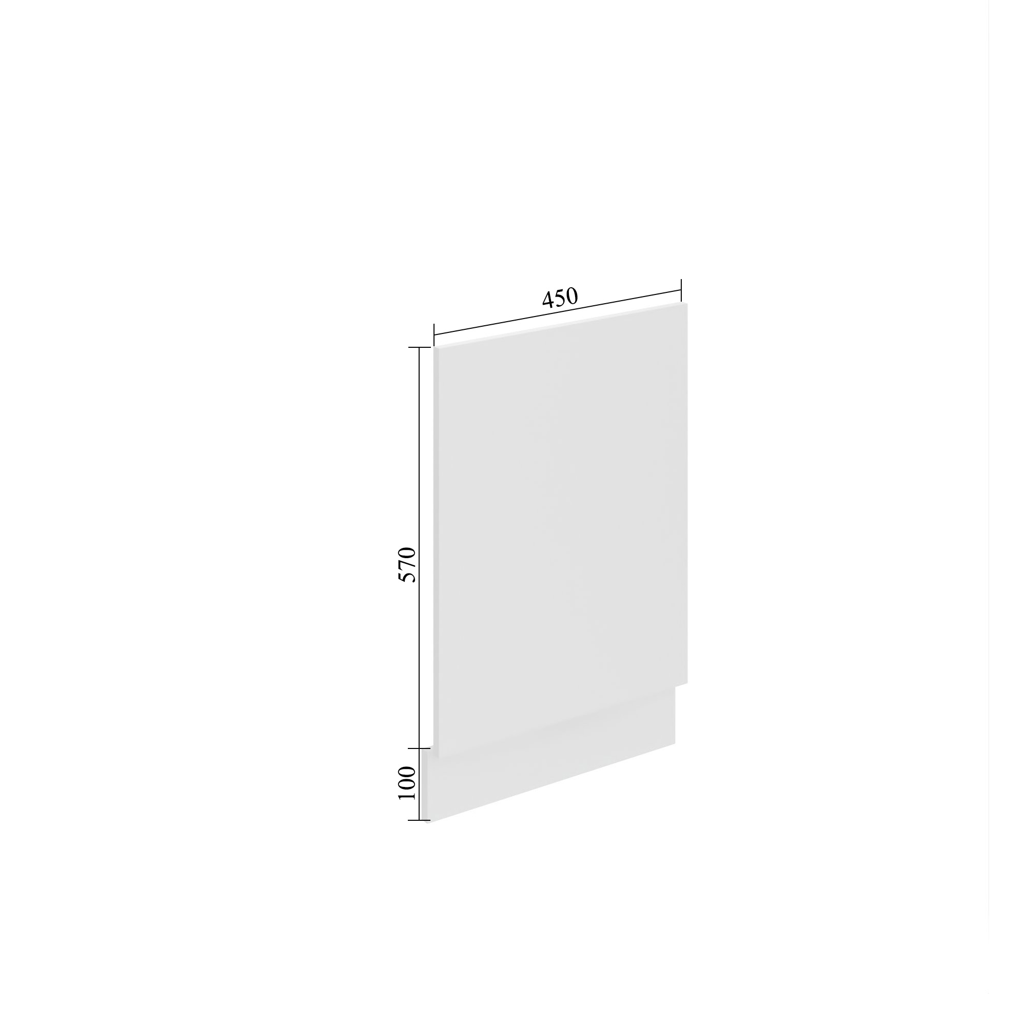 Panel na umývačku Belini Premium Full Version odkrytý 45 cm biely lesk bez pracovnej dosky Výrobca