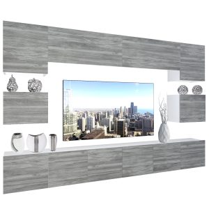 Obývacia stena Belini Premium Full Version šedý antracit Glamour Wood+ LED osvetlenie Nexum 49 Výrobca