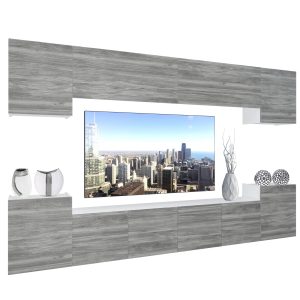 Obývacia stena Belini Premium Full Version šedý antracit Glamour Wood+ LED osvetlenie Nexum 71 Výrobca