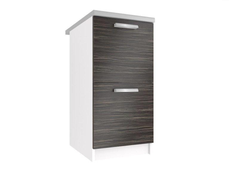 Kuchynská skrinka Belini spodná 40 cm eben kráľovský s pracovnou doskou Výrobca TOR SD2-40/0/WT/HK/0/T
