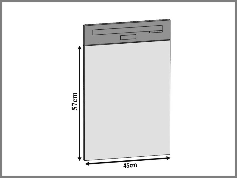 Panel na umývačku Belini odkrytý 45 cm biely mat Výrobca TOR PO45/1/WT/WT/0/0