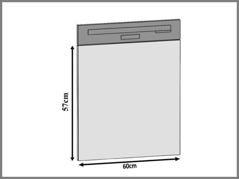 Panel na umývačku Belini odkrytý 60 cm dub wotan Výrobca TOR PO60/1/WT/DW/0/0