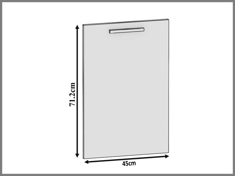Panel na umývačku Bekini zakrytý 45 cm šedý antracit Glamour Wood Výrobca TOR PZ45/1/WT/GW/0/B1
