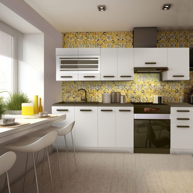  Kuchynská linka Belini Premium Full Version 240 cm biely mat s pracovnou doskou  LILY Výrobca