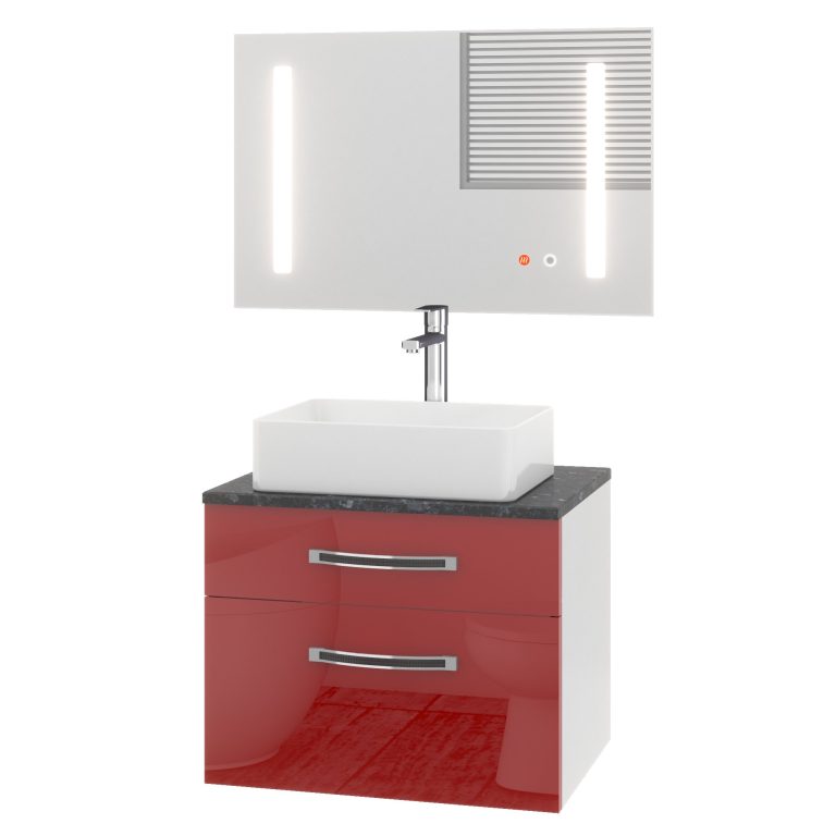Kúpeľňový nábytok Euphoria EUP P 60/0/W/R/0/BK/MB 