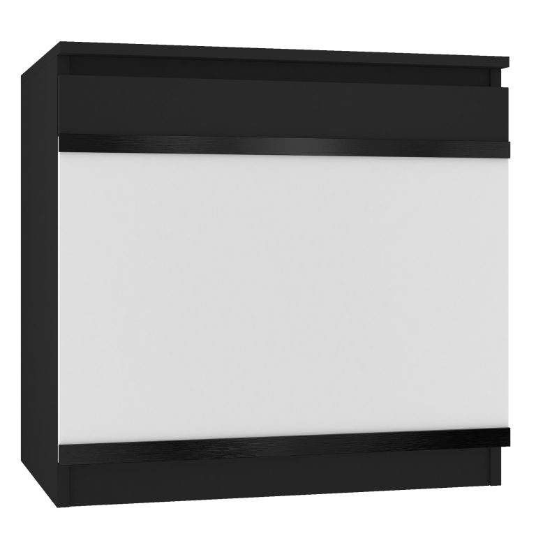 Nočný stolík Serenity Premium SN1/0/B/W/0/0/PP 