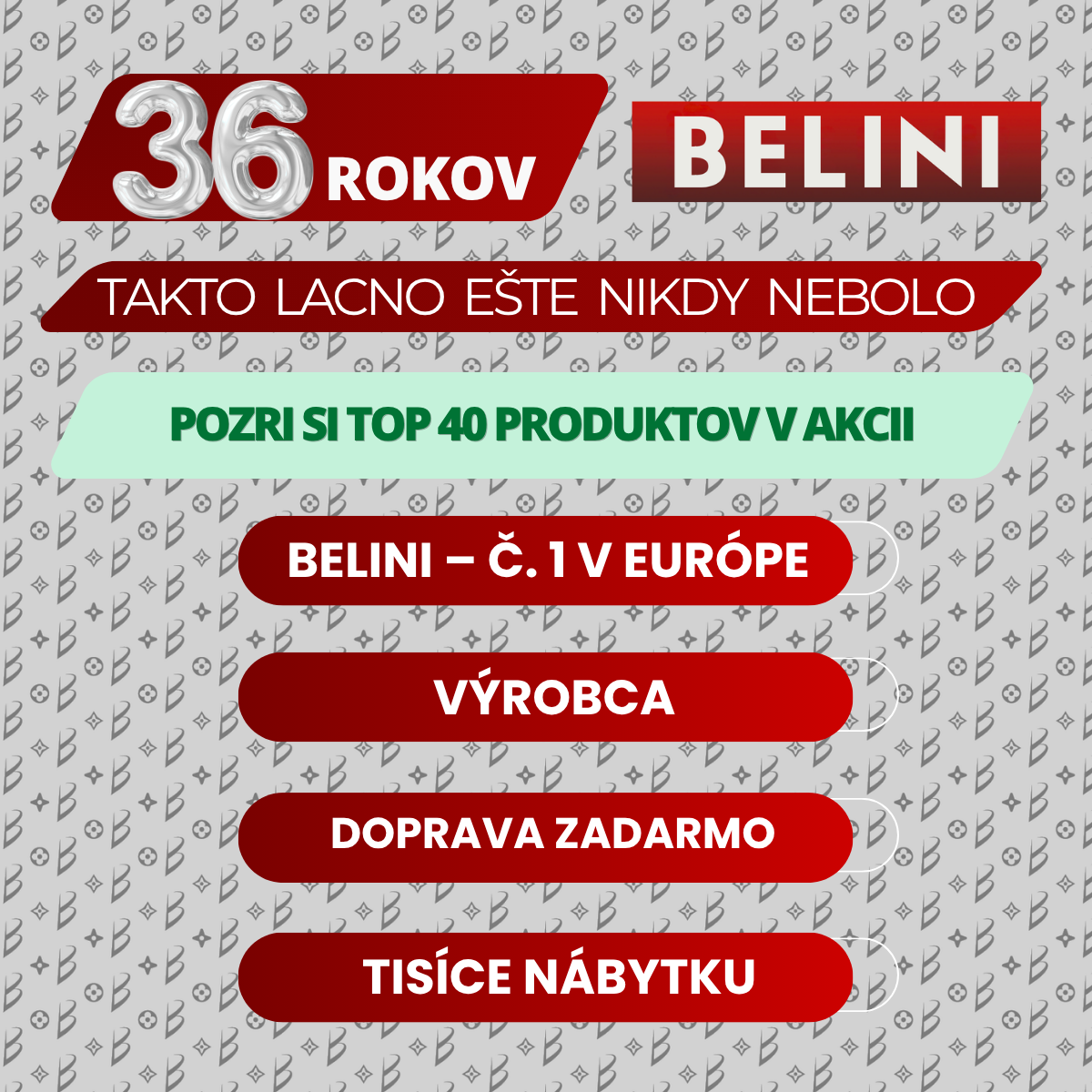 36 rokov Belini