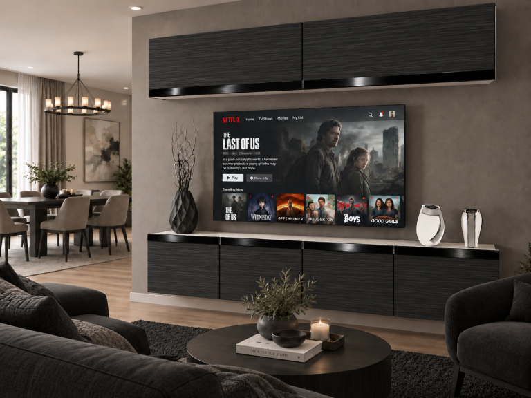 Obývacia stena Prestige 200 cm TV/RTV čierna ebenové Výrobca IMP P Brando 6/5/W/HK/0/0/CP