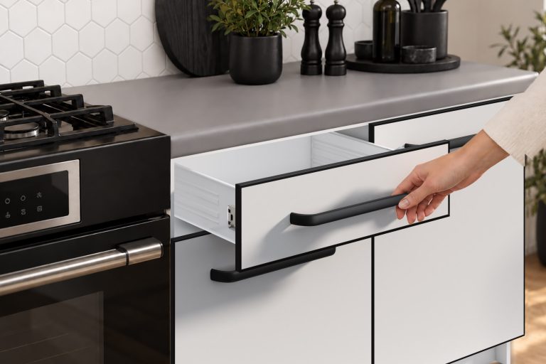 Meble kuchenne Linea 180 cm biały mat bez blatu Producent TOR L Leonardo/0/WT/WT/BB/A1