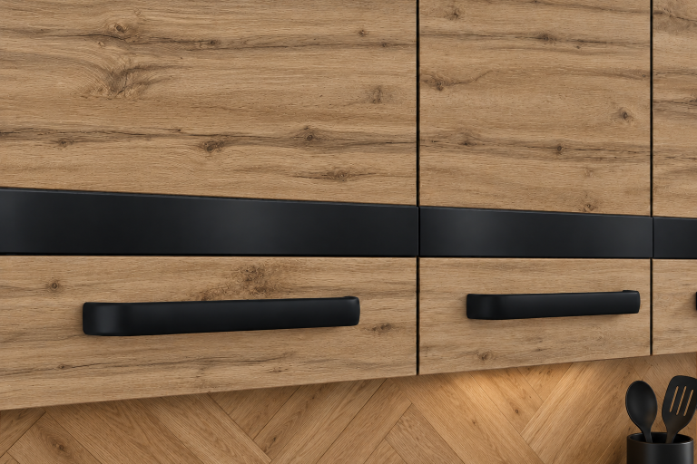 Meble kuchenne Prestige 180 cm dąb wotan bez blatu Producent TOR P Leonardo/0/WT/DW/BB/A1/CM